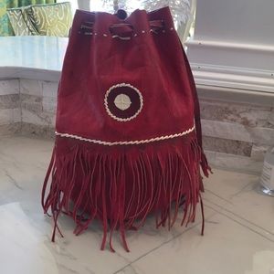 Handmade bucket bag